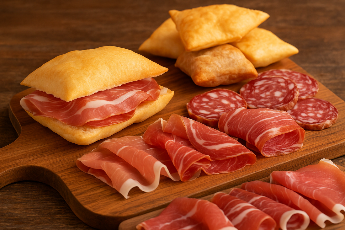 Gnocco fritto e salumi della tradizione